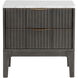 Keldon 23.5 X 23.5 inch White / Grey Nightstand